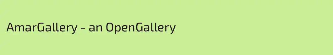 AmarGallery - an OpenGallery